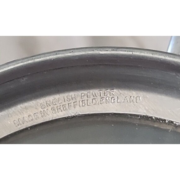 Vintage Sheffield English Pewter Tankard Mug Engraved MARK Made in England - Picture 7 of 7